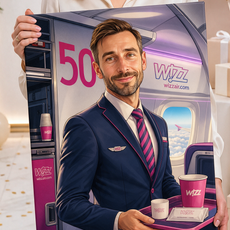 Karykatura personalizowana dla pracownika WizzAir – wyjątkowy prezent