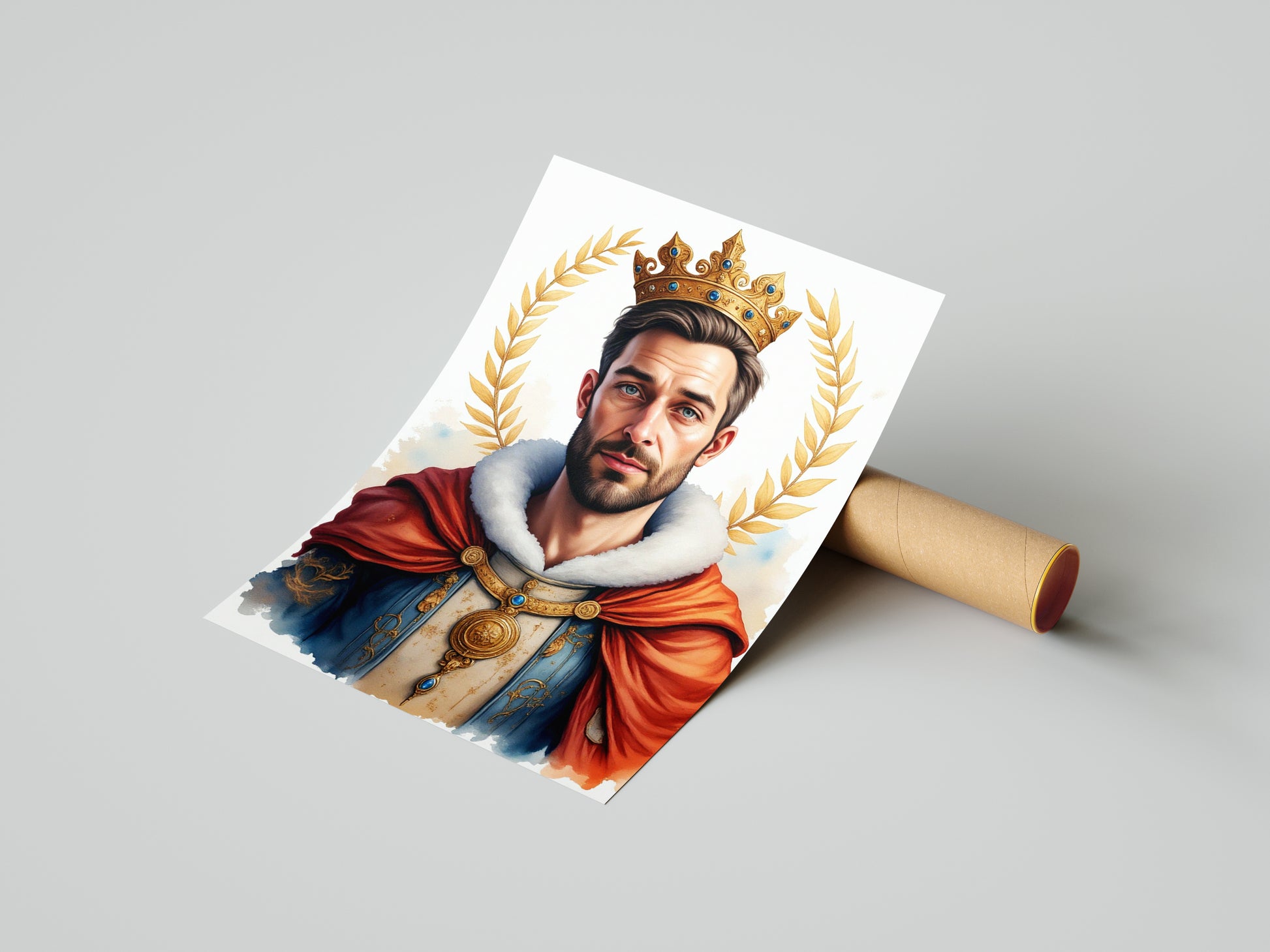 Portret Króla – Portret w Stylu Królewskim