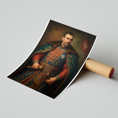 Portret szlachcica ze zdjęcia