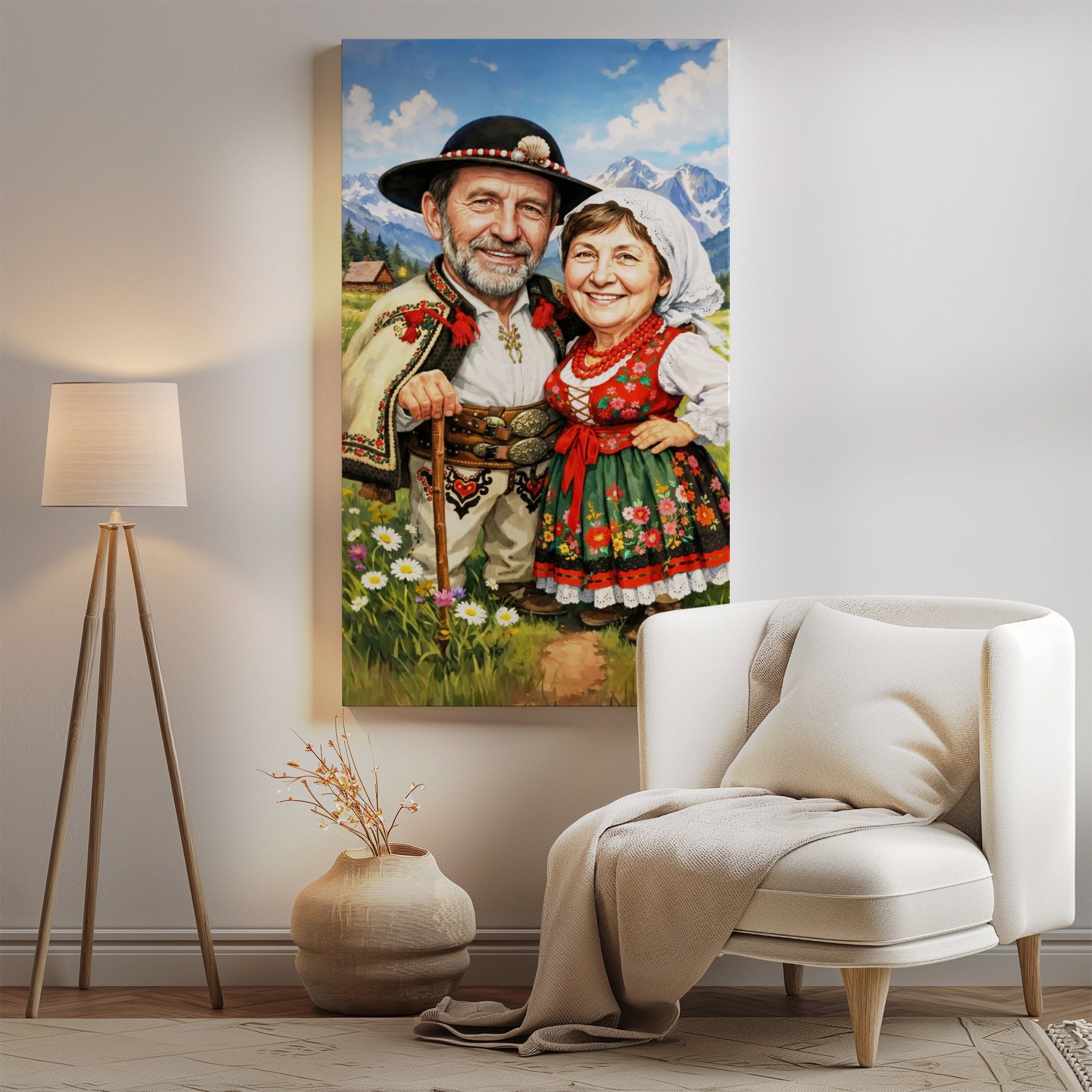 PORTRET GÓRALSKI – PARA W STROJACH LUDOWYCH
