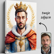 Portret Króla – Portret w Stylu Królewskim