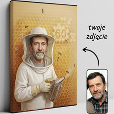 Karykatura pszczelarza - pomysł na prezent