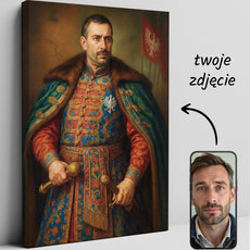 Portret szlachcica ze zdjęcia