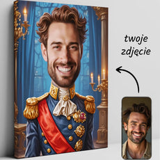 Karykatura historyczna na płótnie - unikalny prezent personalizowany