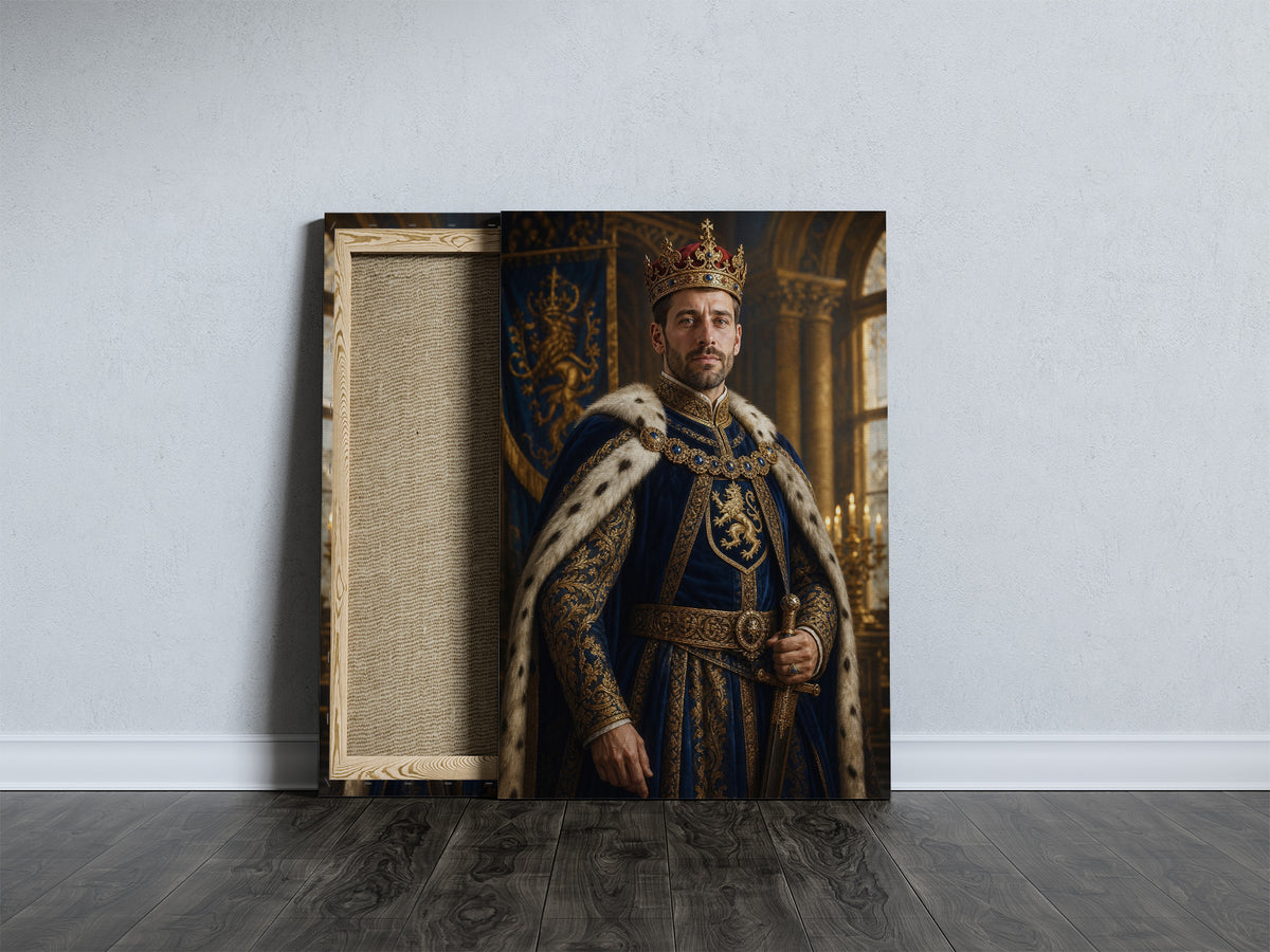 Karykatura personalizowana Król – wyjątkowy prezent mockup 5