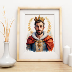 Portret Króla – Portret w Stylu Królewskim