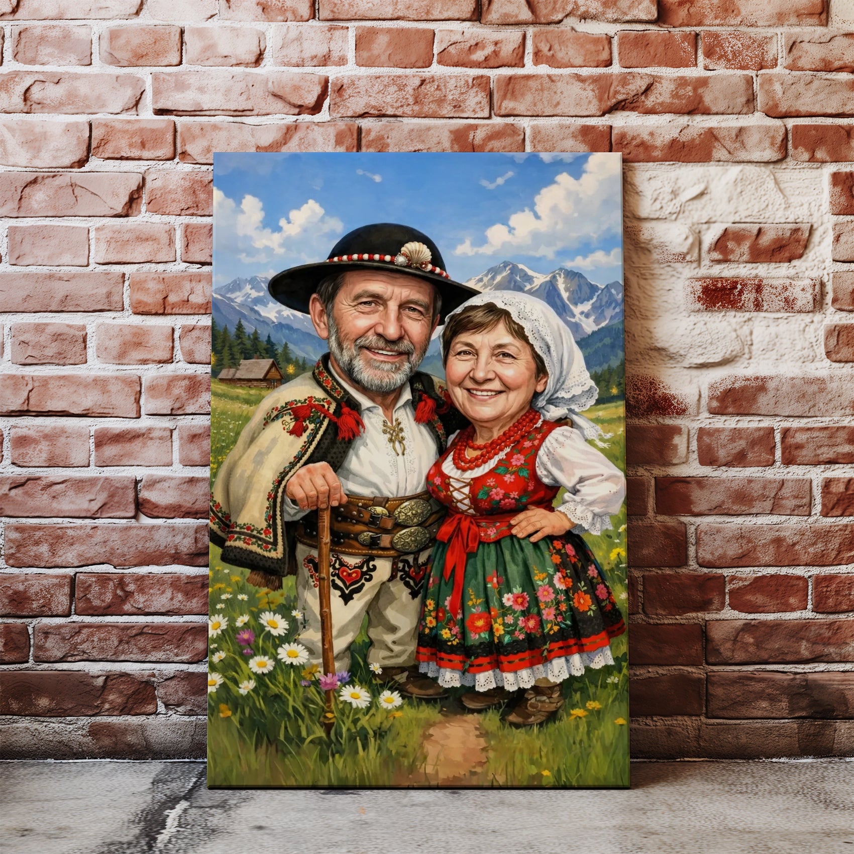PORTRET GÓRALSKI – PARA W STROJACH LUDOWYCH