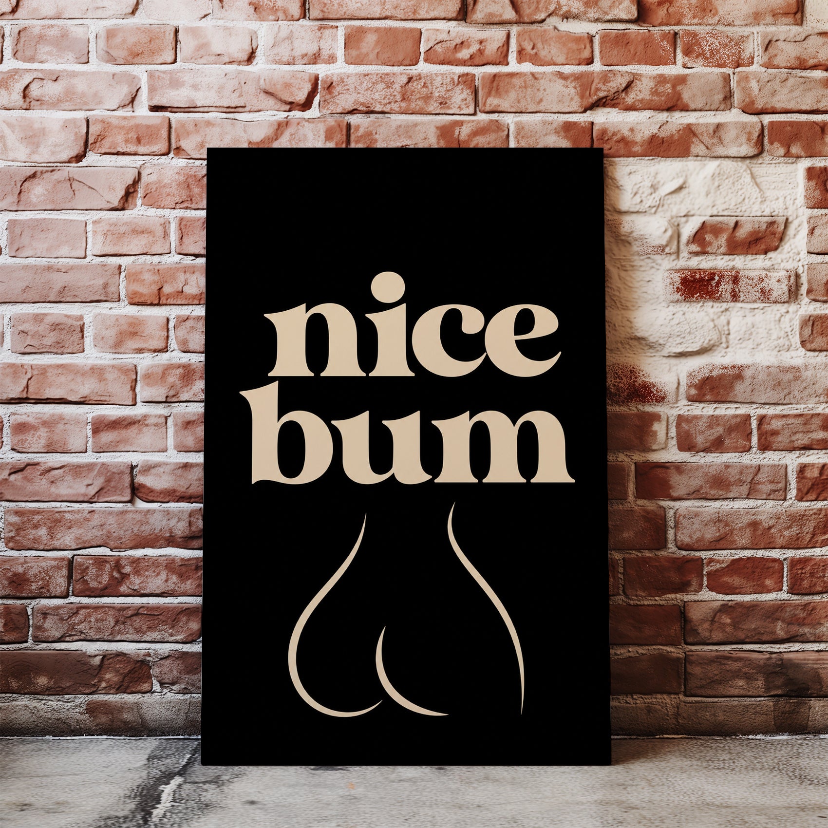 Nice Bum – śmieszny plakat do łazienki glowne