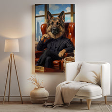 Portret Pupila Szef w Garniturze mockup 0