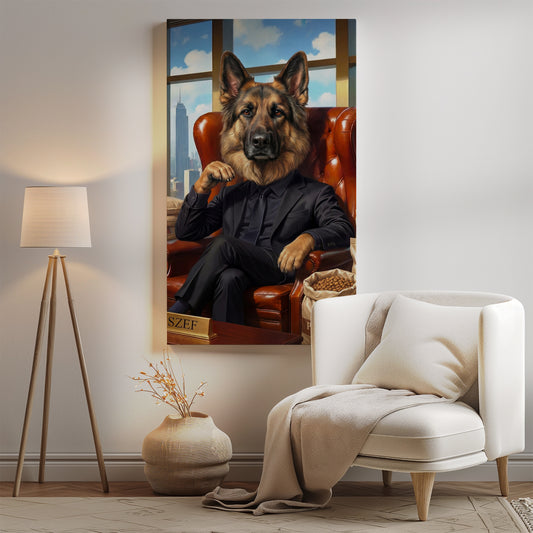 Portret Pupila Szef w Garniturze mockup 0