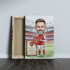 Karykatura Arsenal na 40 Urodziny - Personalizowany Prezent mockup 5
