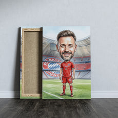 Karykatura Bayern Monachium na 40 Urodziny - Personalizowany Prezent mockup 5