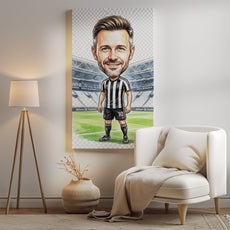 Karykatura Juventus na 40 Urodziny - Personalizowany Prezent mockup 2