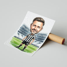 Karykatura Juventus na 40 Urodziny - Personalizowany Prezent mockup 4