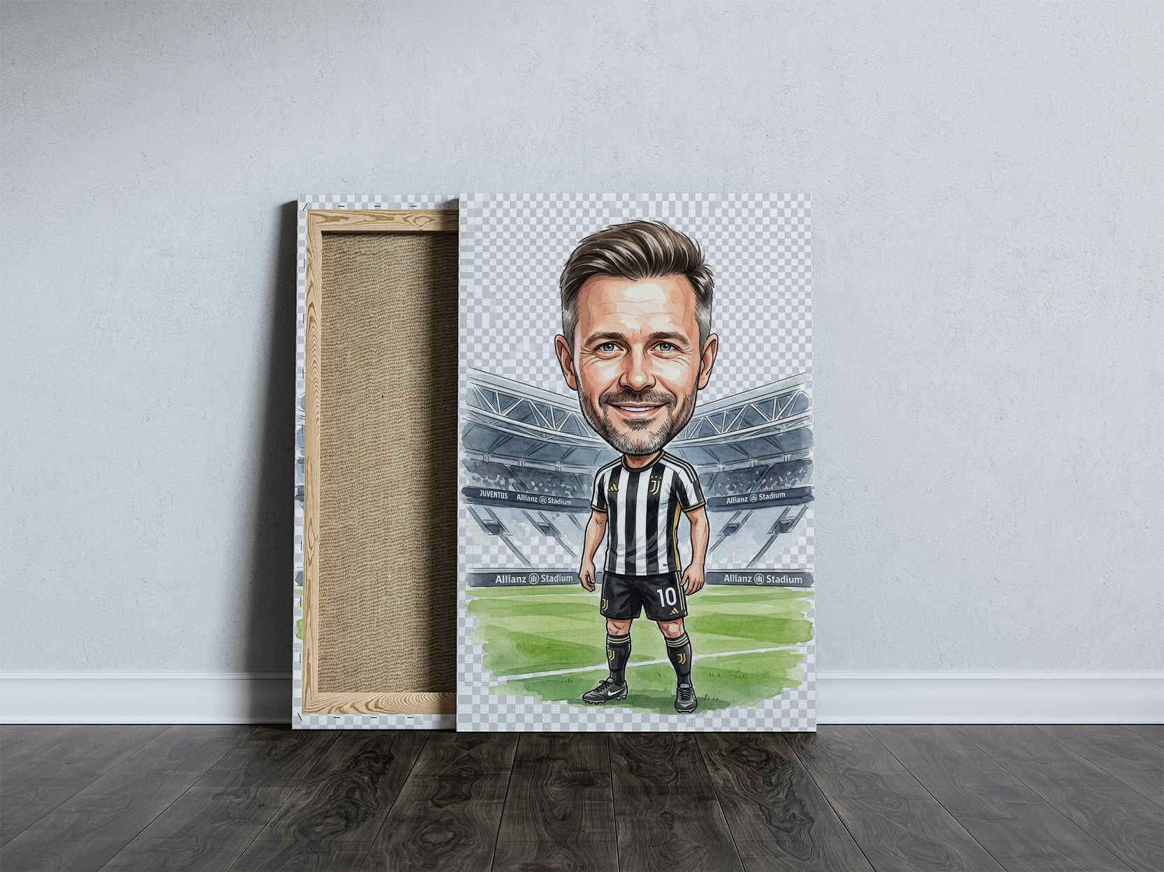 Karykatura Juventus na 40 Urodziny - Personalizowany Prezent mockup 5