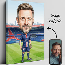 Karykatura PSG na 40 Urodziny - Personalizowany Prezent glowne
