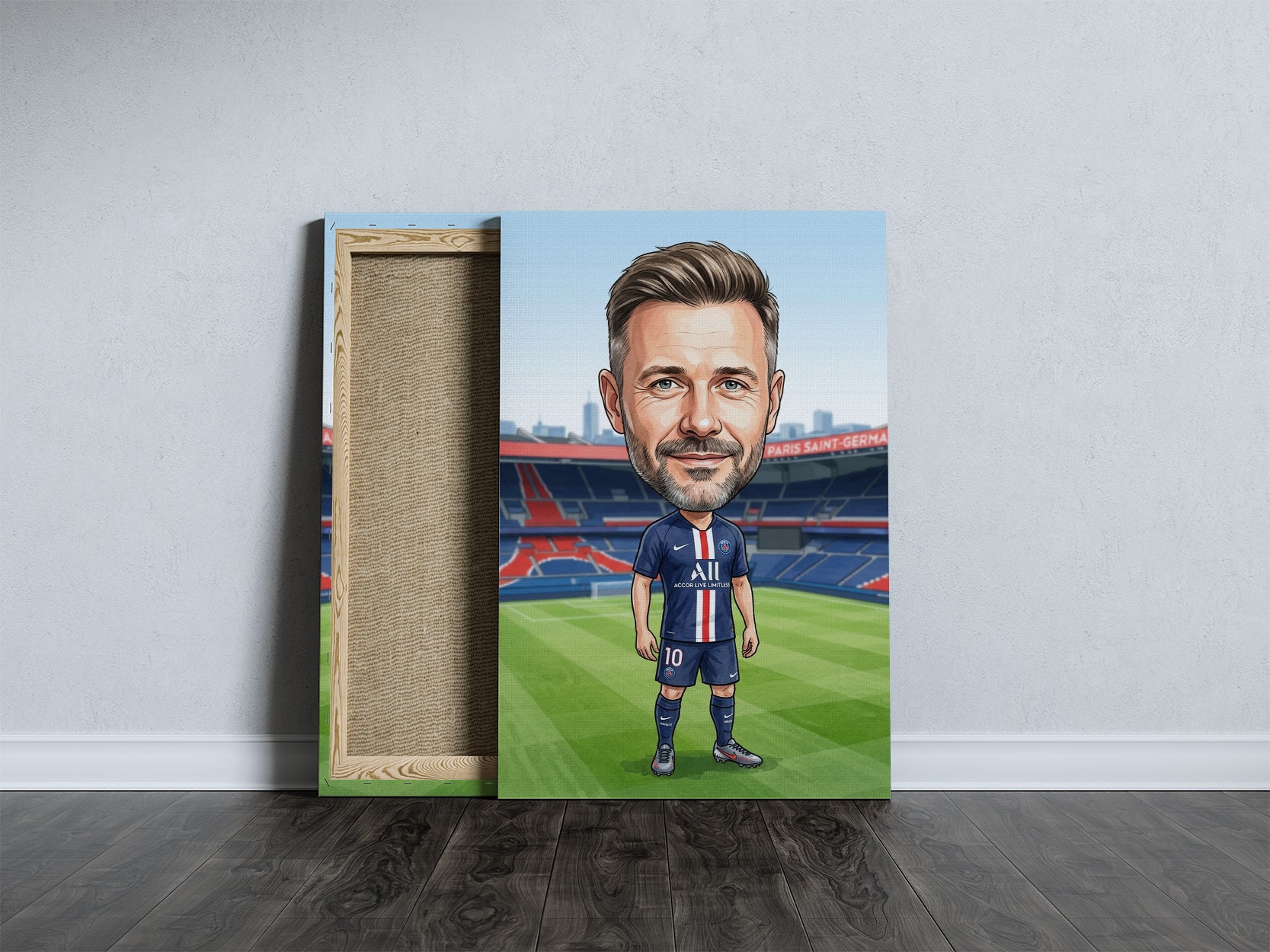 Karykatura PSG na 40 Urodziny - Personalizowany Prezent mockup 5