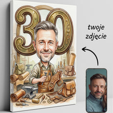 Pomysł na prezent dla kaletnika - karykatura ze zdjęcia glowne