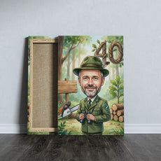 Pomysł na prezent dla leśniczego - karykatura mockup 5