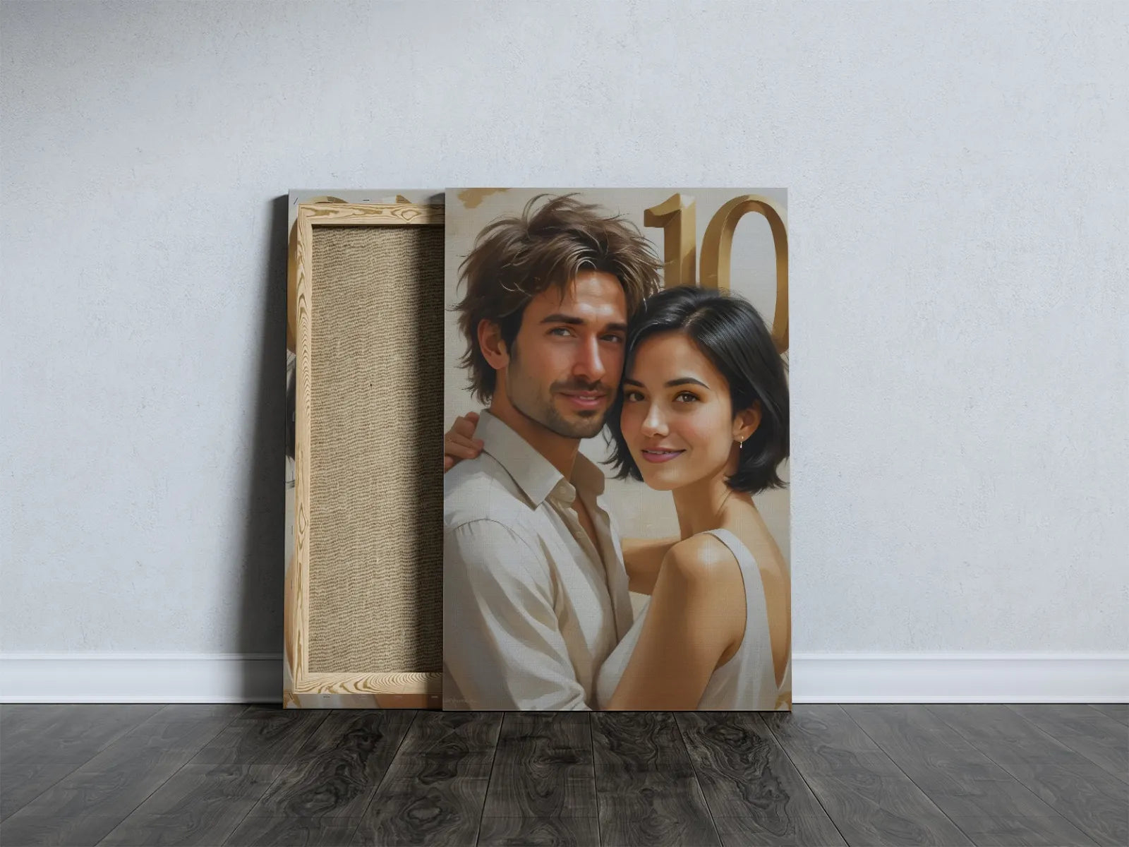 Canvas print przedstawiający parę na rocznicę ślubu Portret pary na rocznicę ślubu
