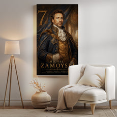 Portret szlachecki personalizowany – prezent na 7 urodziny mockup 2
