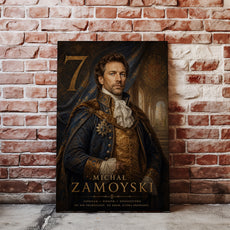Portret szlachecki personalizowany – prezent na 7 urodziny mockup 1