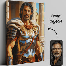 Personalizowany portret wojownika rzymskiego na płótnie Rzymski Legionista