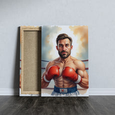 Portret Boksera – Realistyczna Karykatura w Ringu