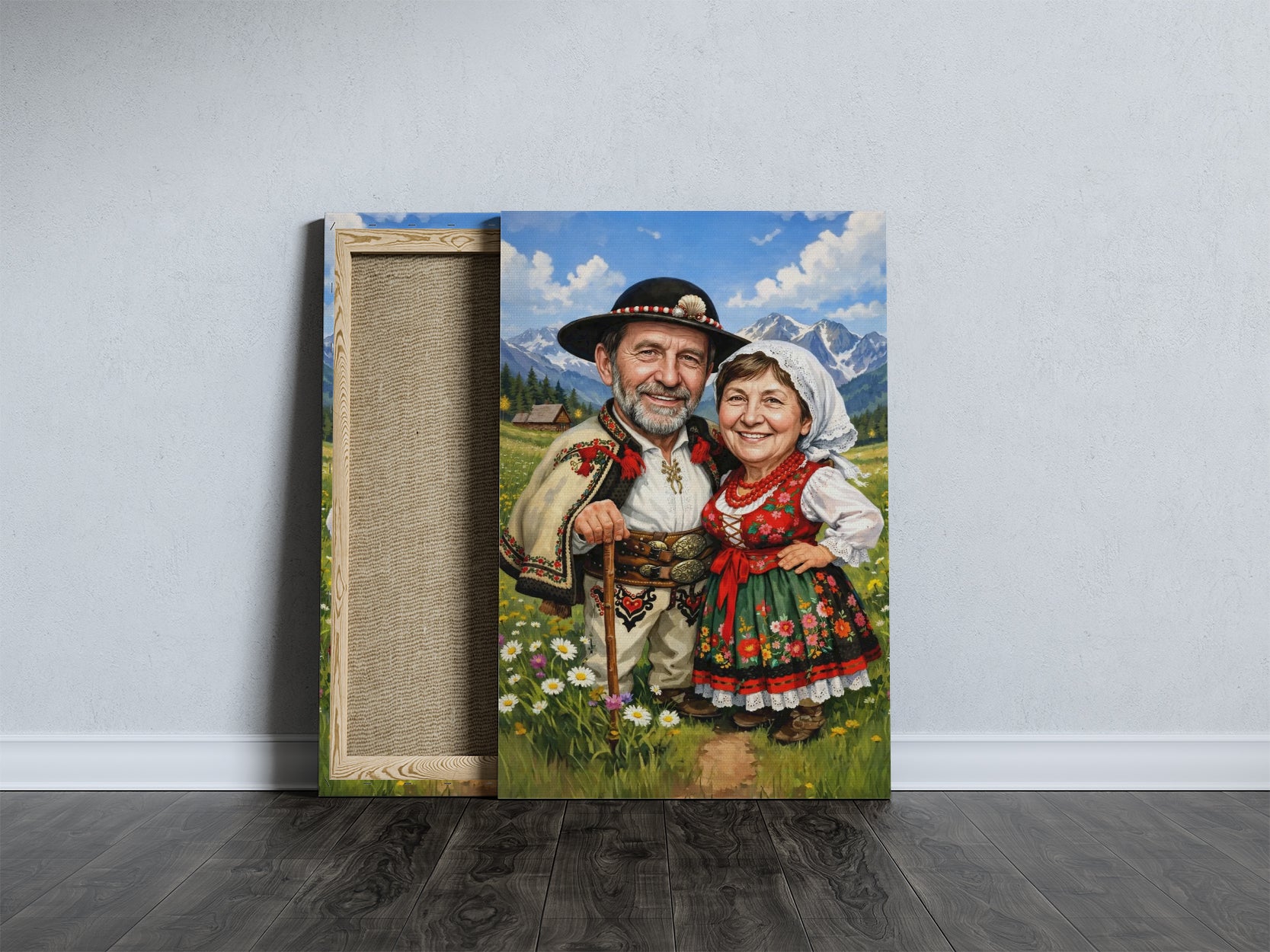 PORTRET GÓRALSKI – PARA W STROJACH LUDOWYCH