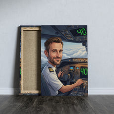 Pomysł na prezent dla pilota - portret